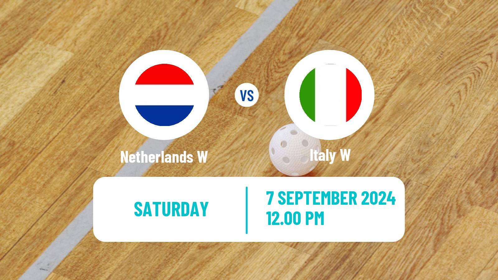 Floorball Friendly International Floorball Women Netherlands W - Italy W