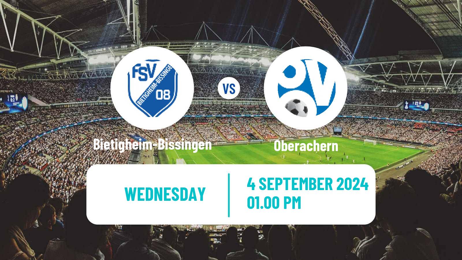 Soccer German Oberliga Baden-Württemberg Bietigheim-Bissingen - Oberachern