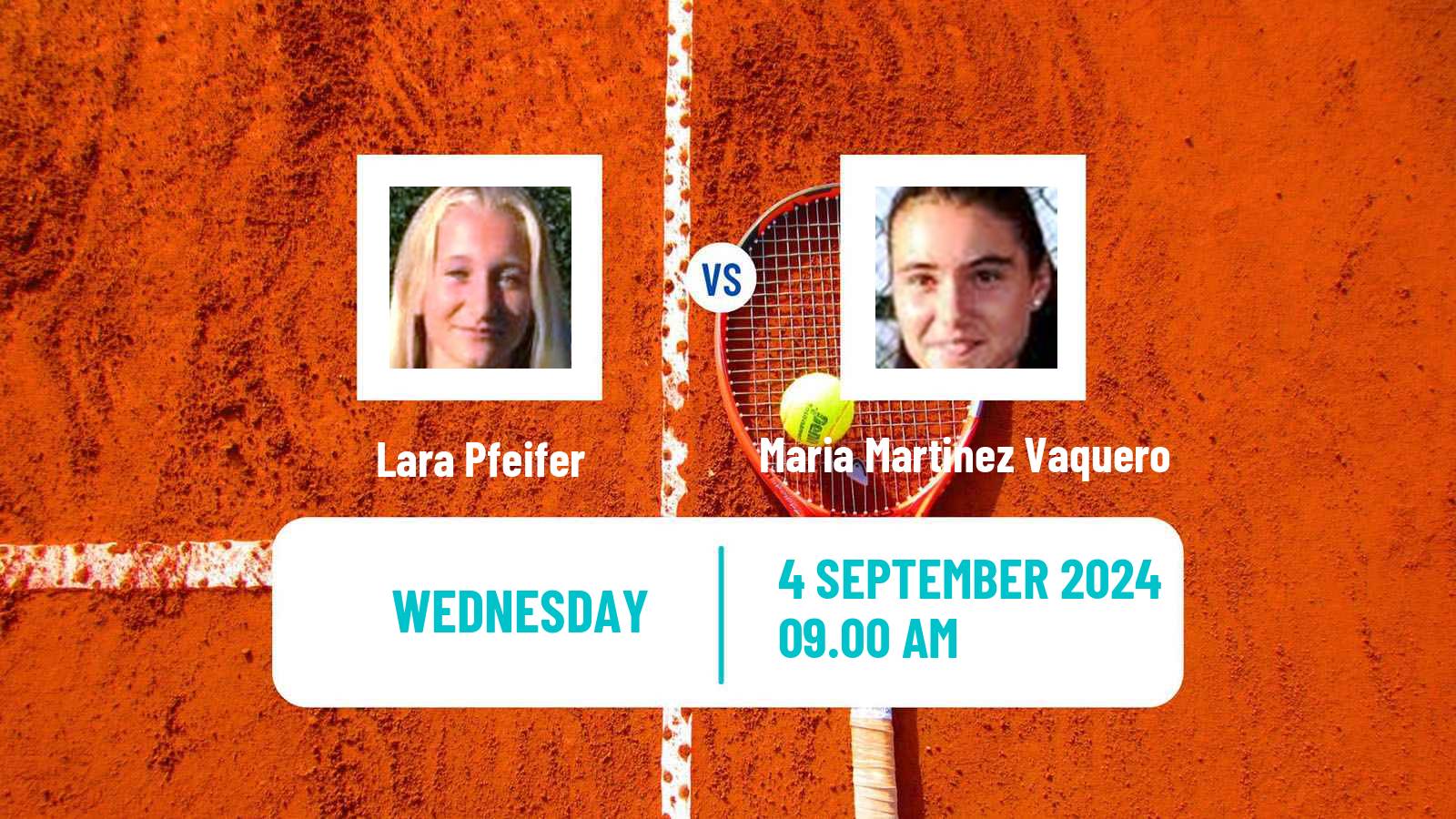 Tennis ITF W35 Punta Cana Women Lara Pfeifer - Maria Martinez Vaquero