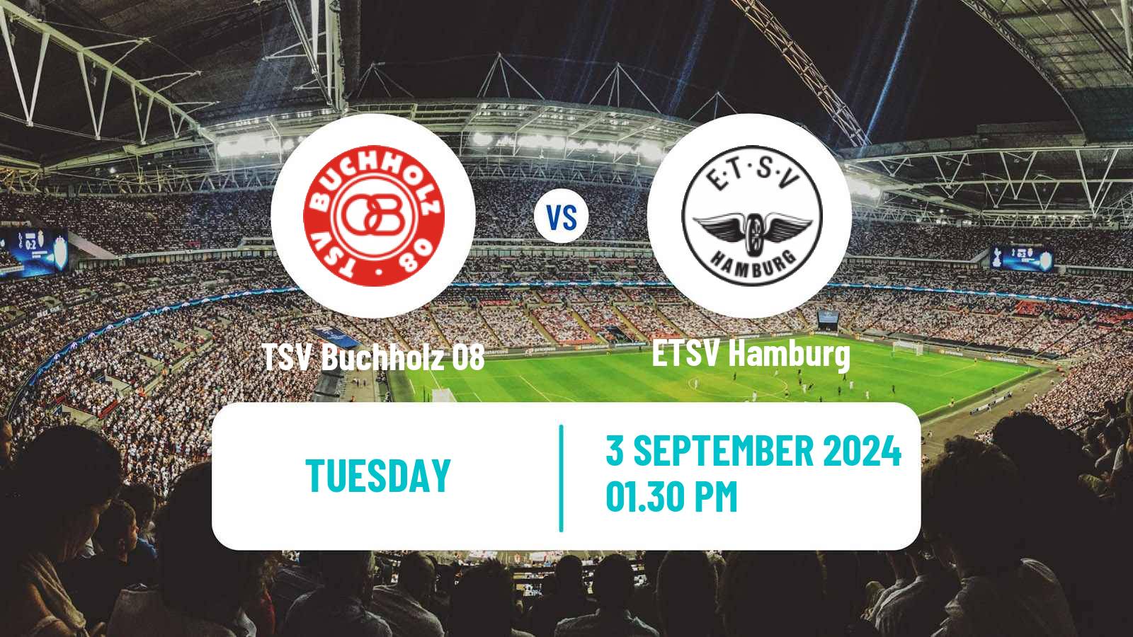 Soccer German Oberliga Hamburg TSV Buchholz 08 - ETSV Hamburg