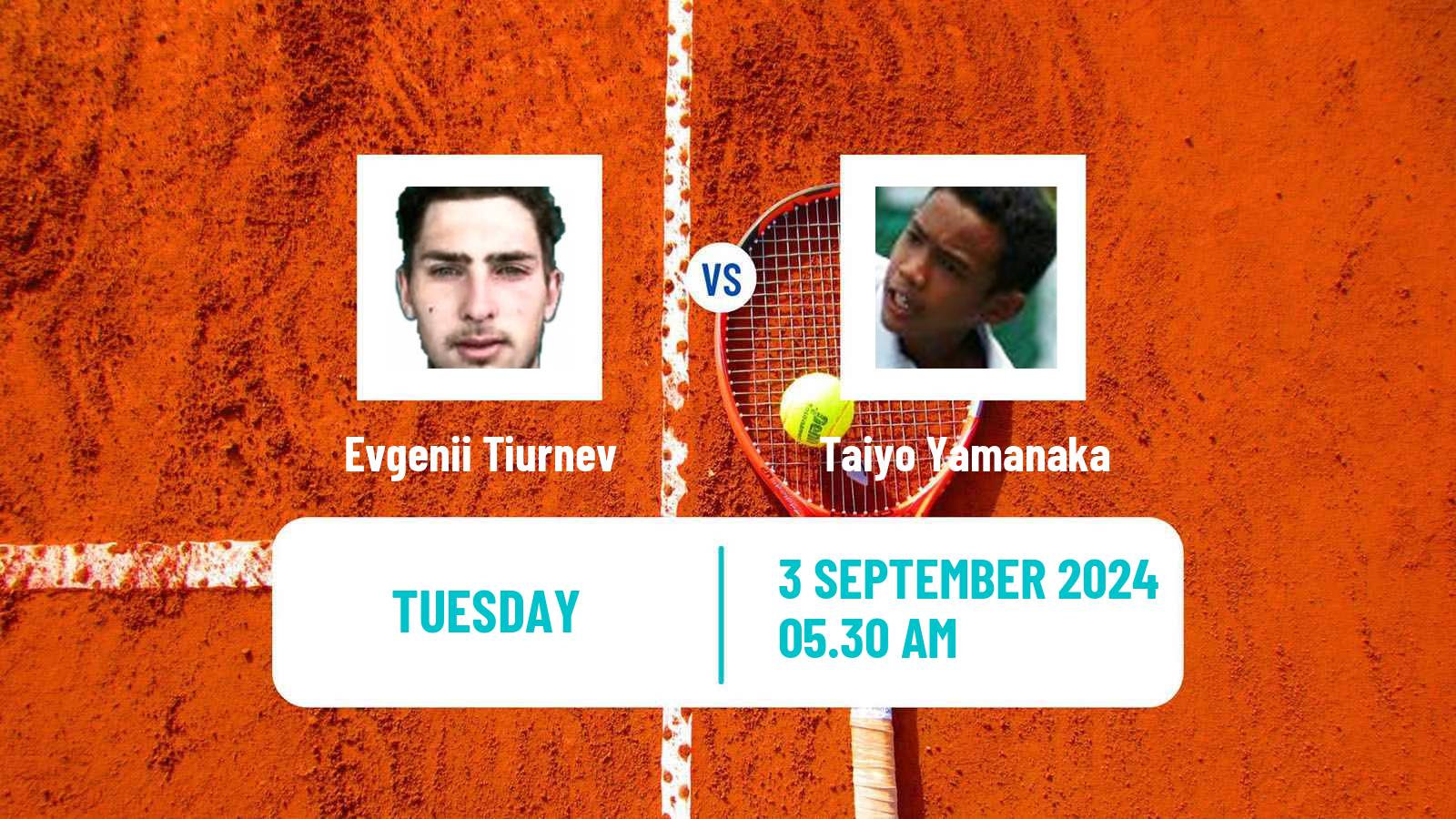 Tennis ITF M15 Tashkent 2 Men Evgenii Tiurnev - Taiyo Yamanaka