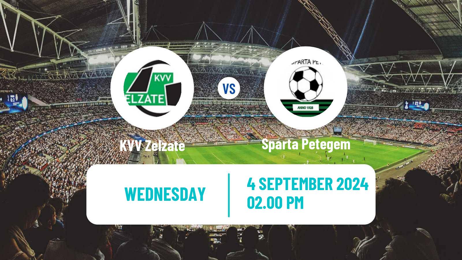 Soccer Belgian Second Amateur Division Group A Zelzate - Sparta Petegem