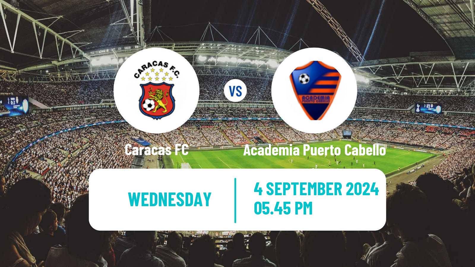 Soccer Venezuelan Primera Division Caracas - Academia Puerto Cabello