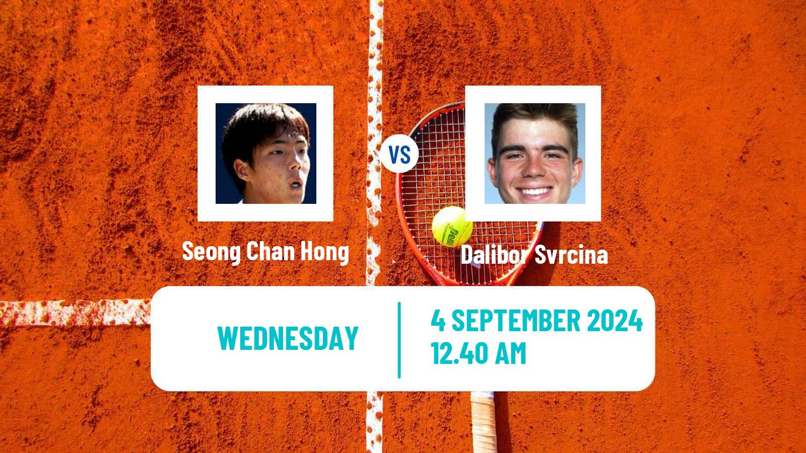 Tennis Shanghai Challenger Men Seong Chan Hong - Dalibor Svrcina