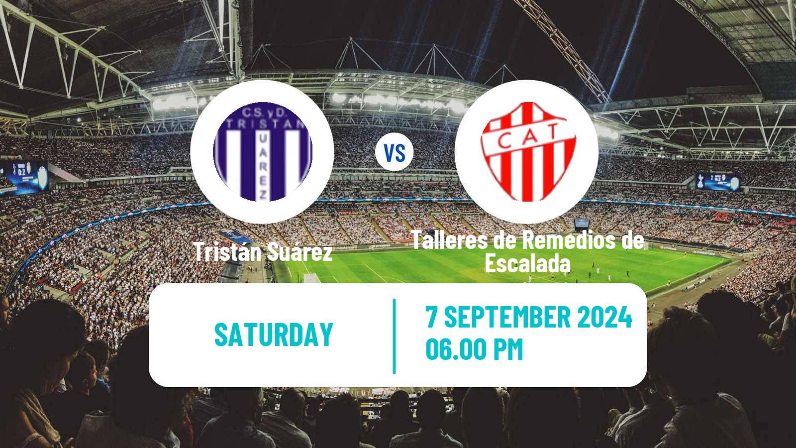 Soccer Argentinian Primera Nacional Tristán Suárez - Talleres de Remedios de Escalada