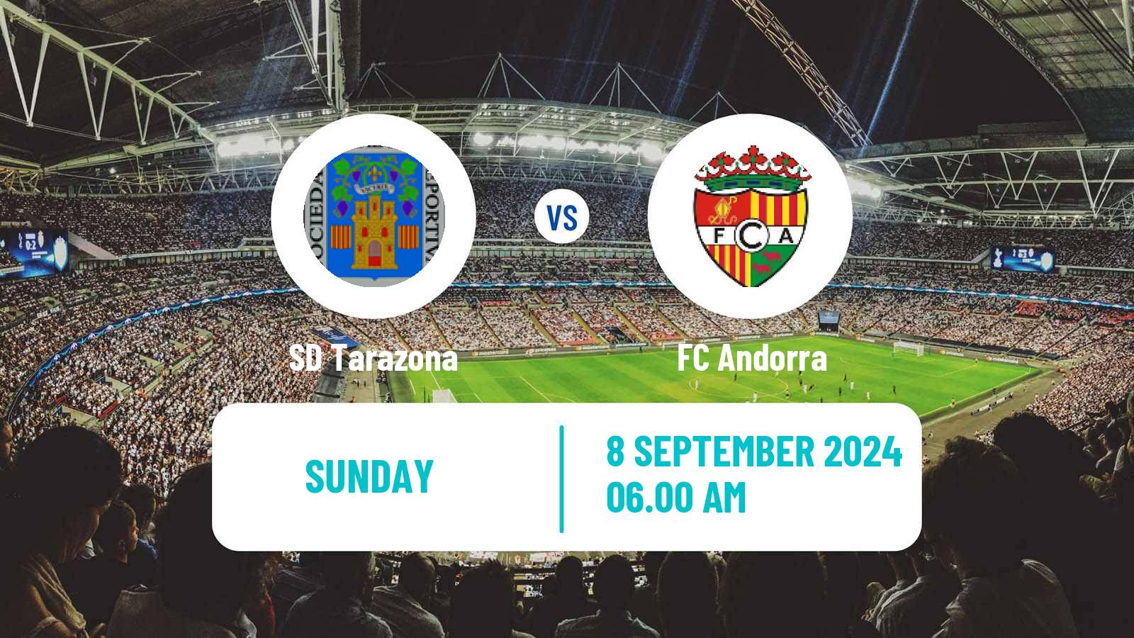 Soccer Spanish Primera RFEF Group 1 Tarazona - FC Andorra