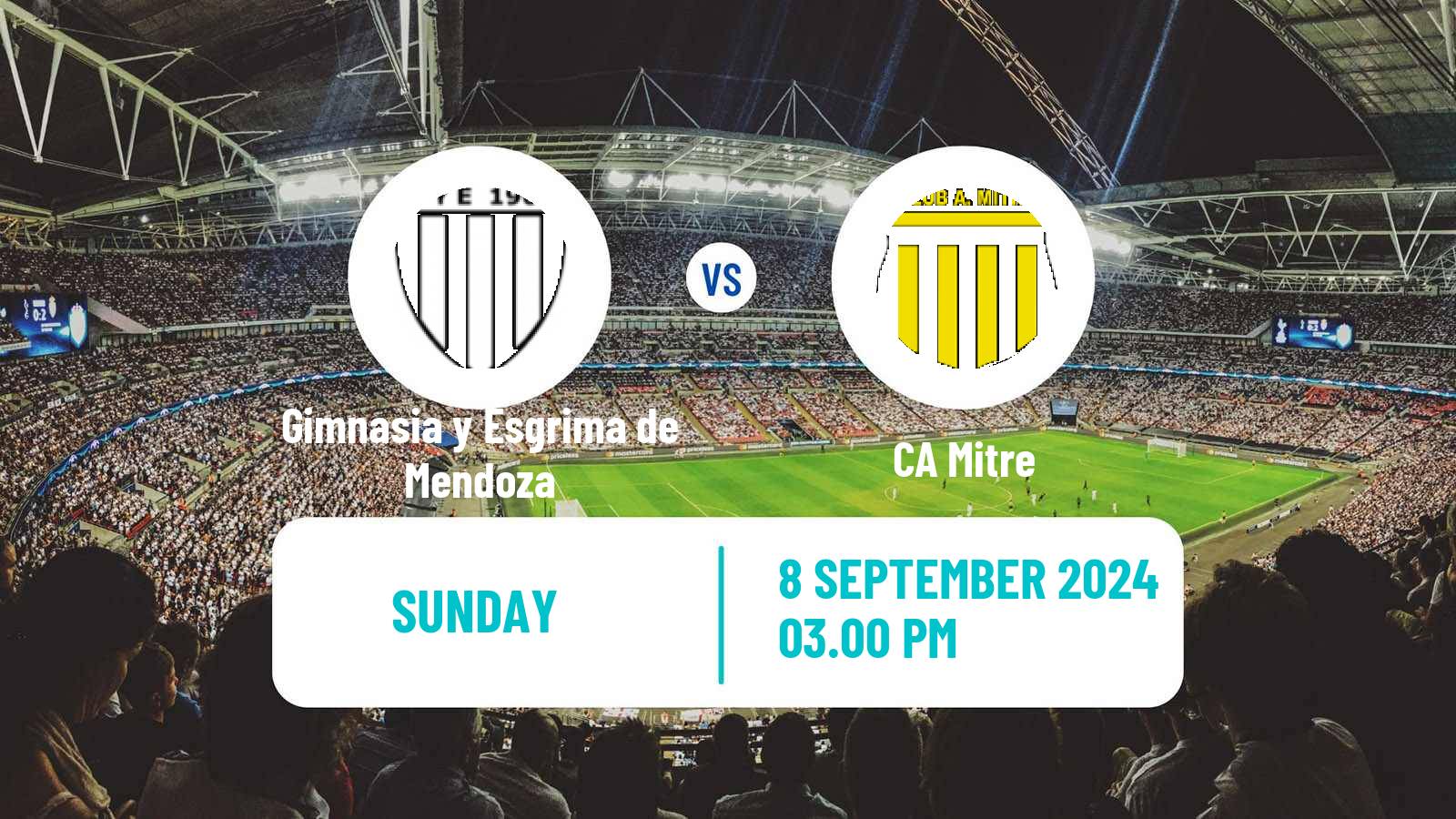 Soccer Argentinian Primera Nacional Gimnasia y Esgrima de Mendoza - Mitre