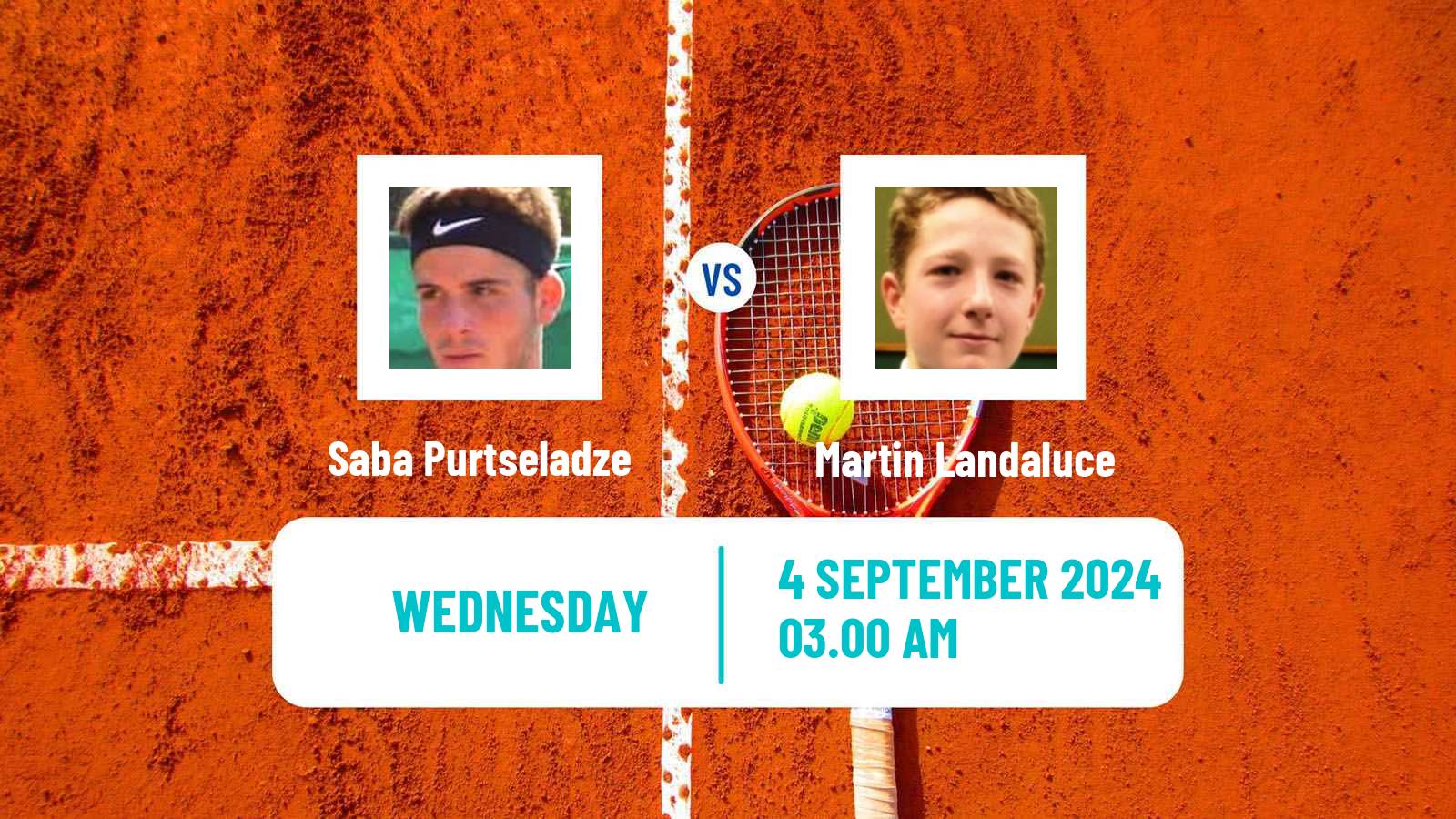 Tennis Istanbul Challenger Men Saba Purtseladze - Martin Landaluce