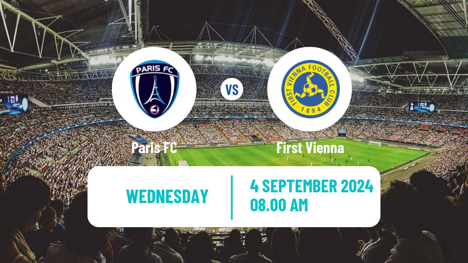 Soccer UEFA Champions League Women Paris FC - First Vienna