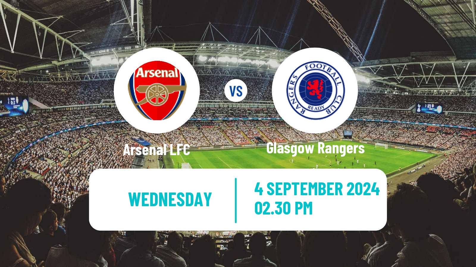 Soccer UEFA Champions League Women Arsenal LFC - Glasgow Rangers