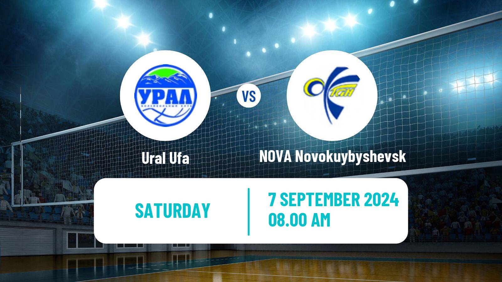 Volleyball Russian Super League Volleyball Ural Ufa - NOVA Novokuybyshevsk