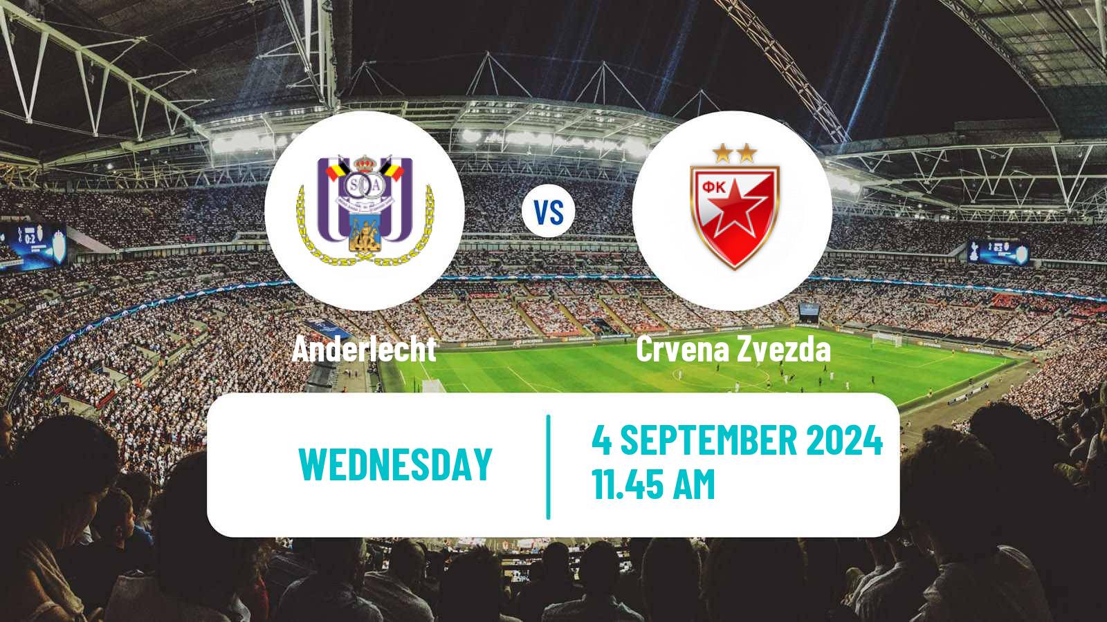 Soccer UEFA Champions League Women Anderlecht - Crvena Zvezda