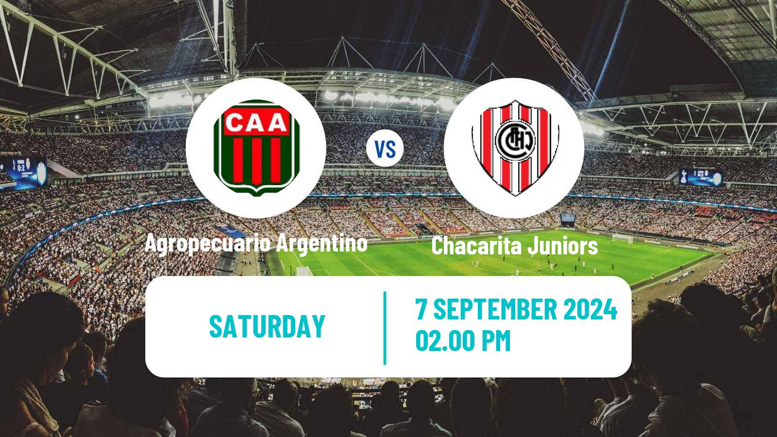 Soccer Argentinian Primera Nacional Agropecuario Argentino - Chacarita Juniors