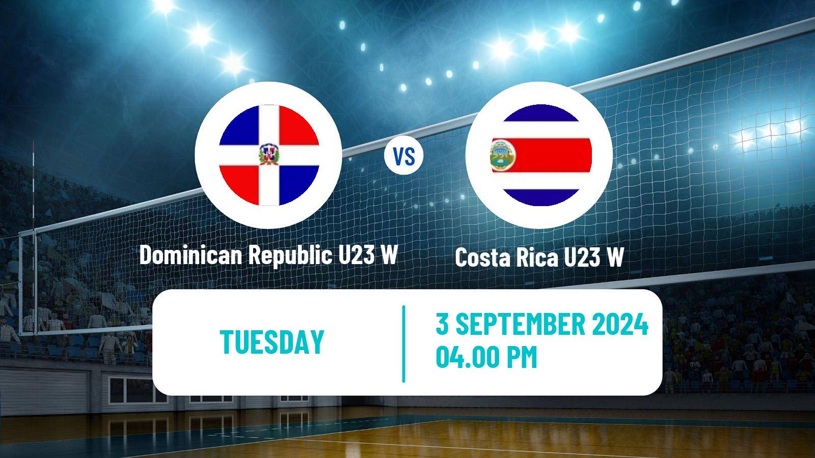 Volleyball Pan-American Cup U23 Volleyball Women Dominican Republic U23 W - Costa Rica U23 W