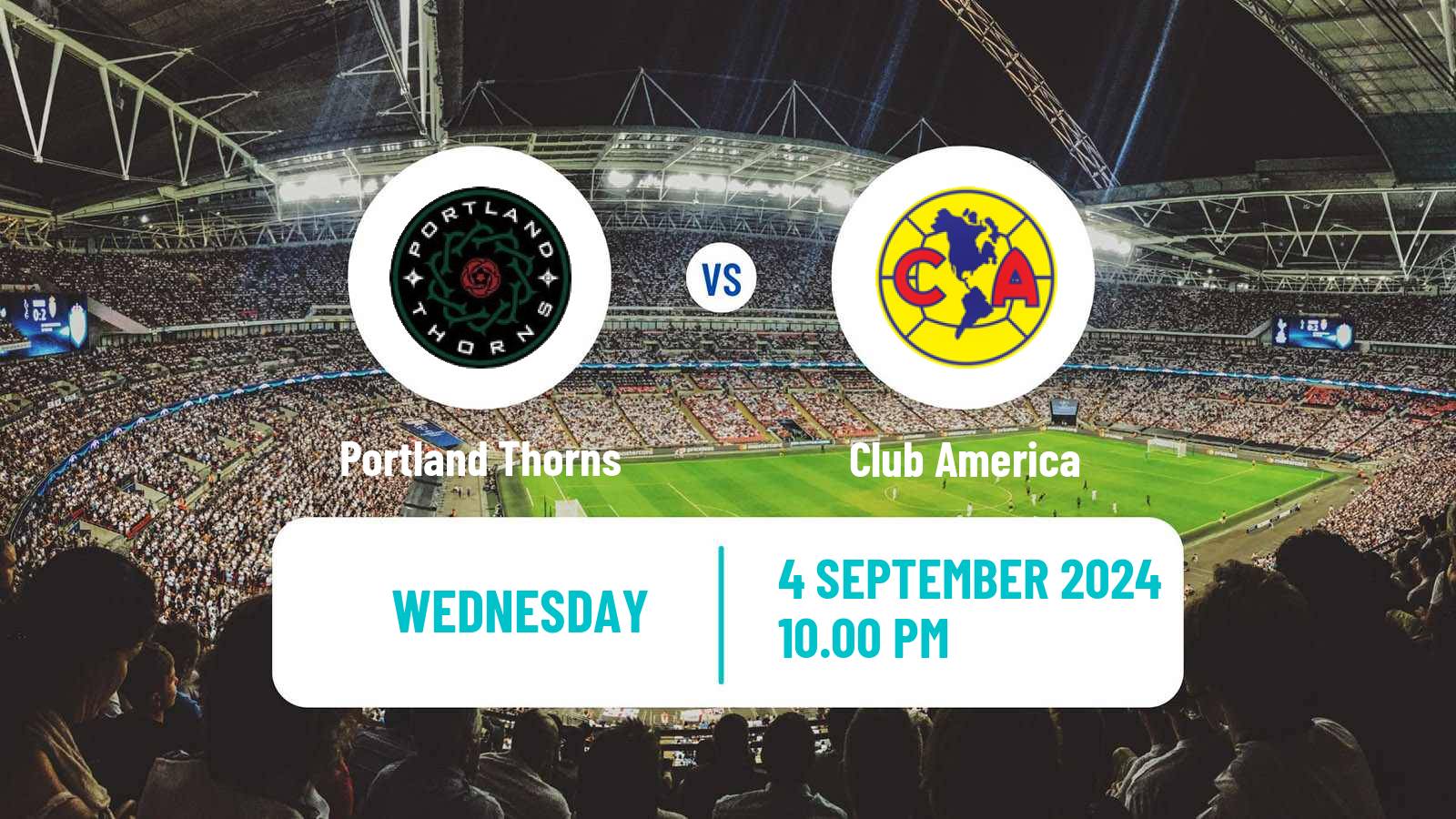 Soccer CONCACAF Champions Cup Women Portland Thorns - Club America