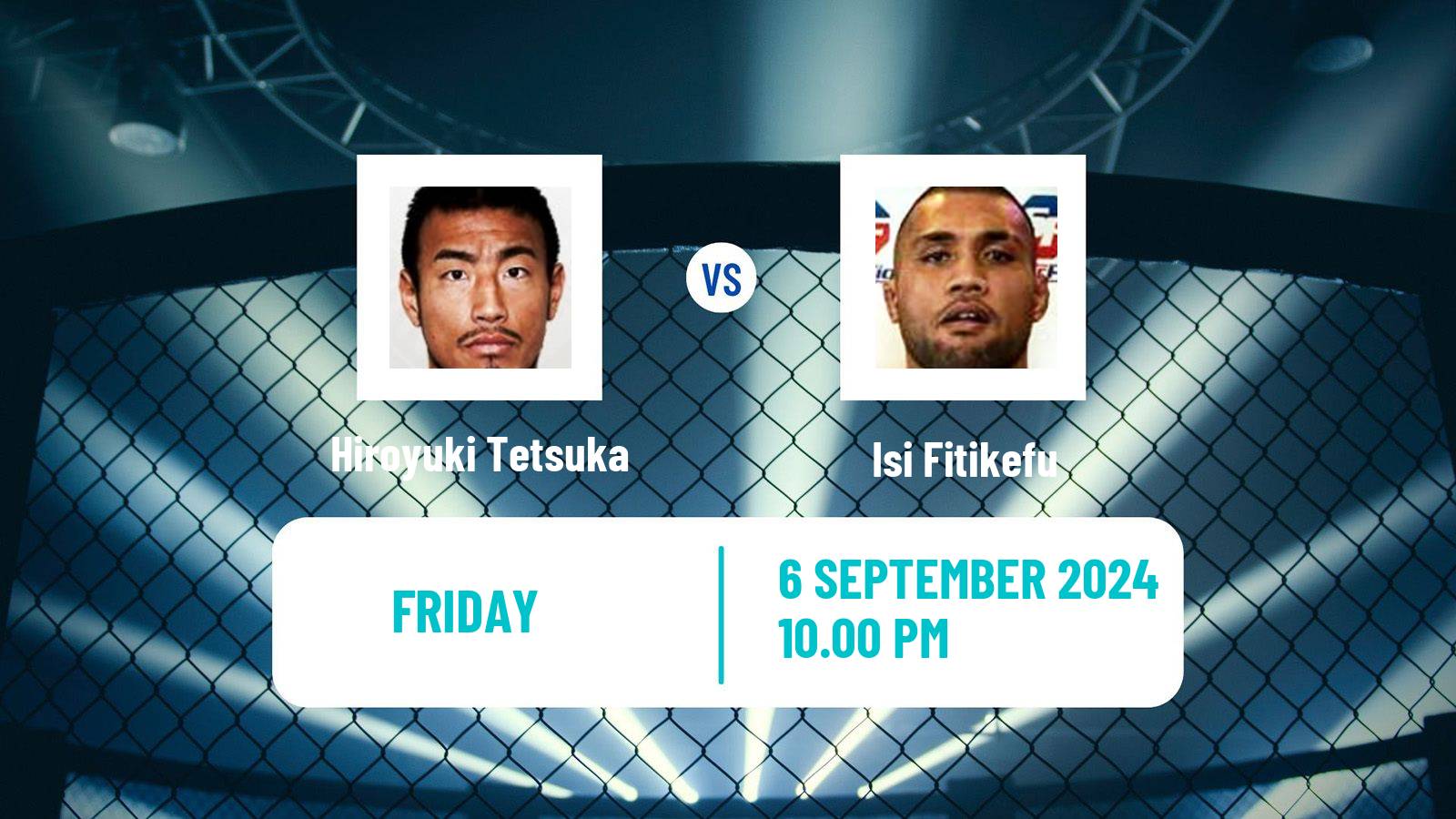 MMA Welterweight One Championship Men Hiroyuki Tetsuka - Isi Fitikefu