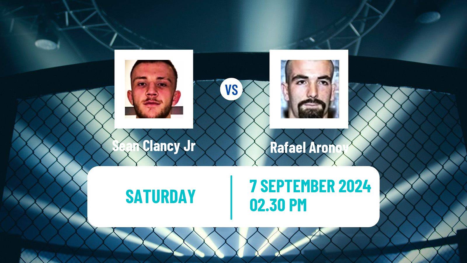 MMA Welterweight Prizefighter Tournament Men Sean Clancy Jr - Rafael Aronov