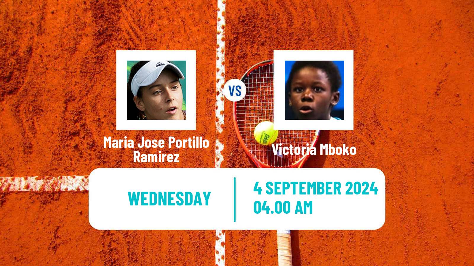 Tennis ITF W75 Vienna Women Maria Jose Portillo Ramirez - Victoria Mboko