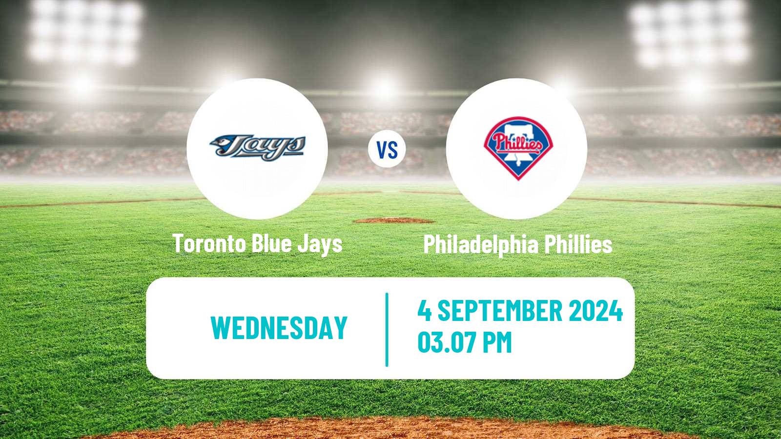 Baseball MLB Toronto Blue Jays - Philadelphia Phillies