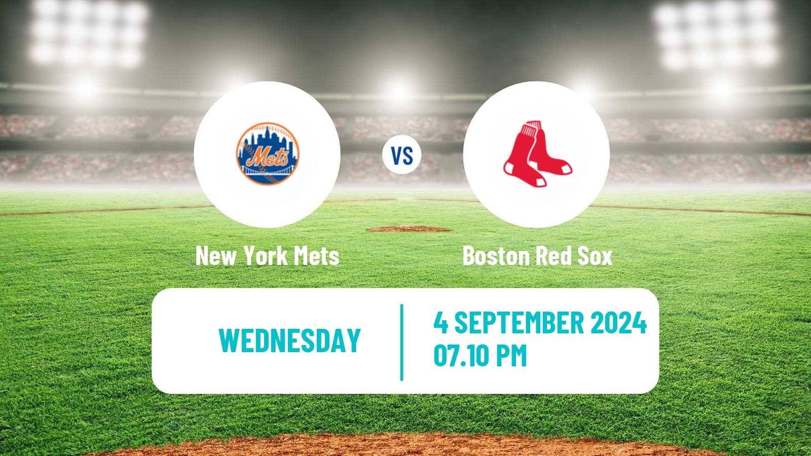 Baseball MLB New York Mets - Boston Red Sox