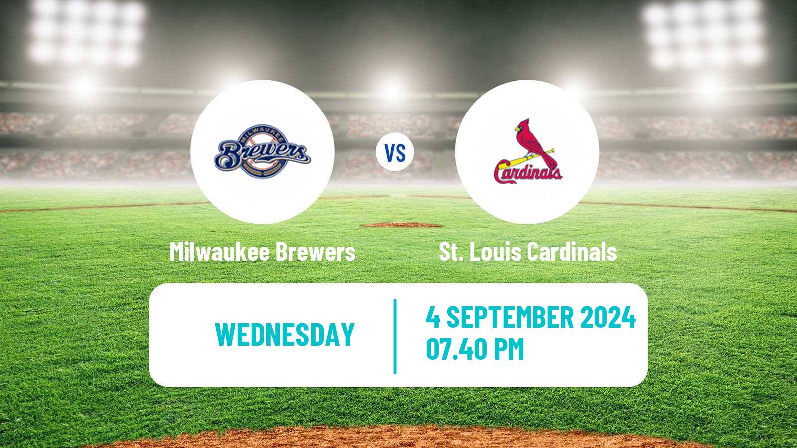 Baseball MLB Milwaukee Brewers - St. Louis Cardinals