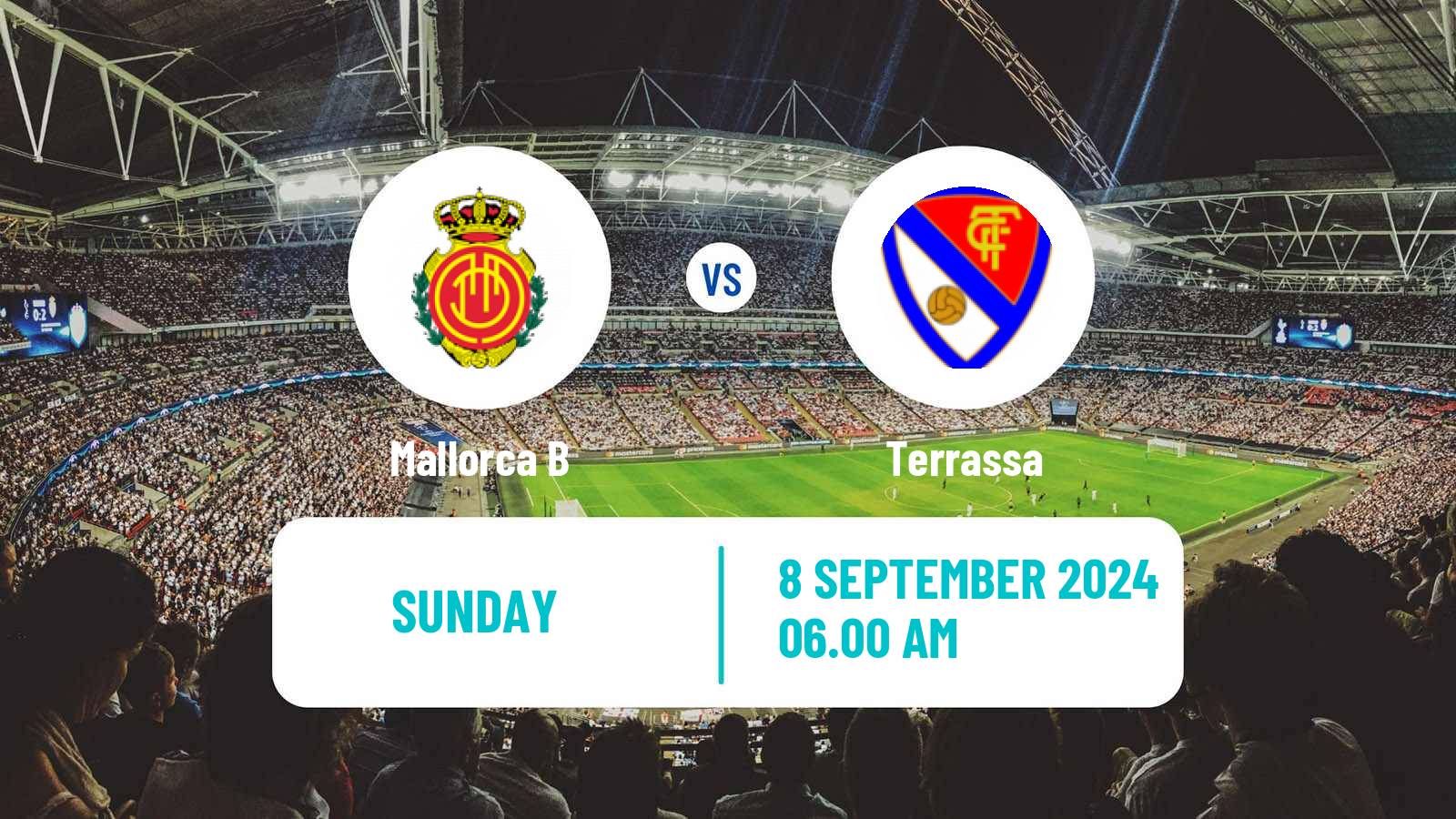 Soccer Spanish Segunda RFEF - Group 3 Mallorca B - Terrassa