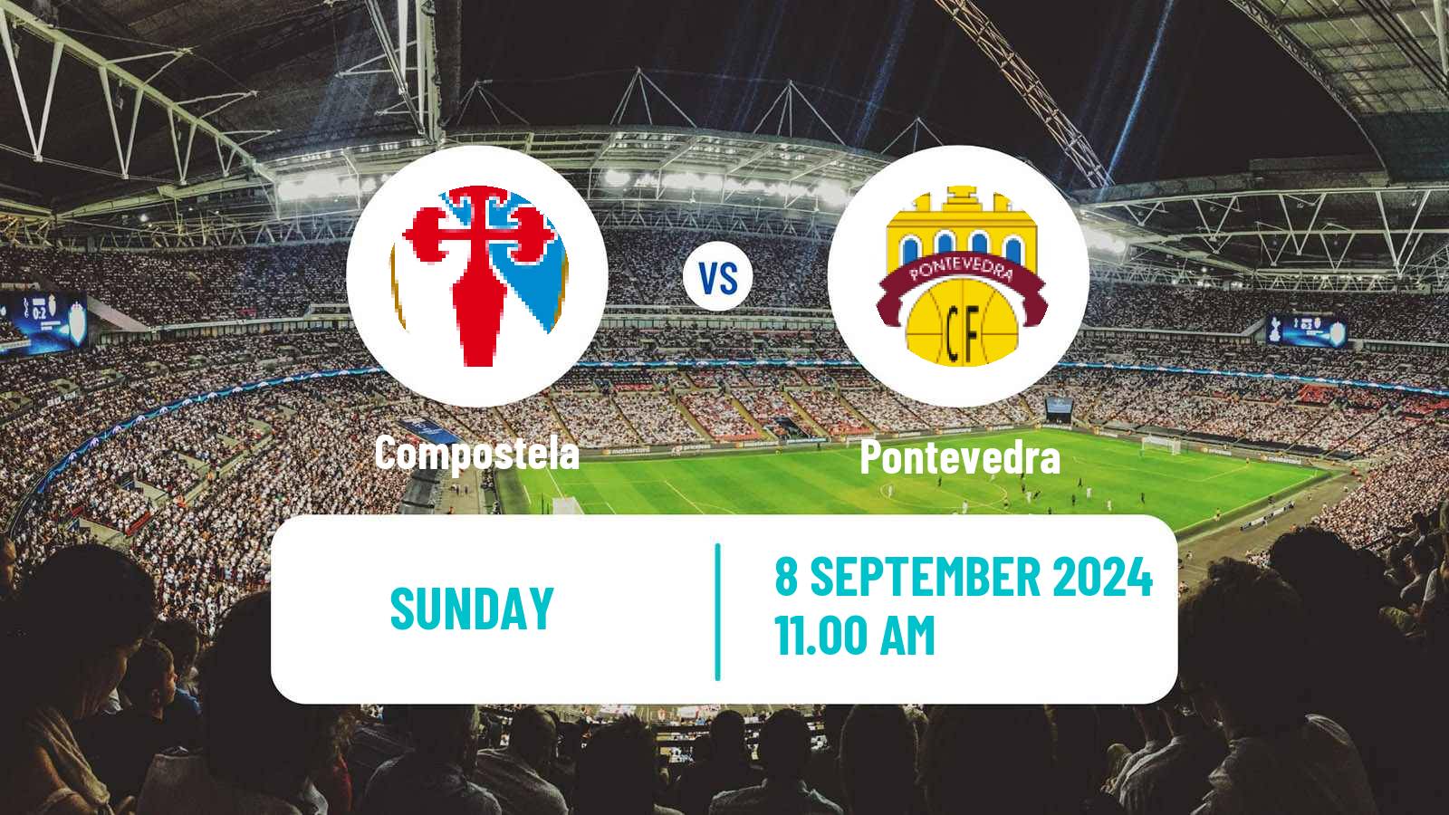 Soccer Spanish Segunda RFEF - Group 1 Compostela - Pontevedra