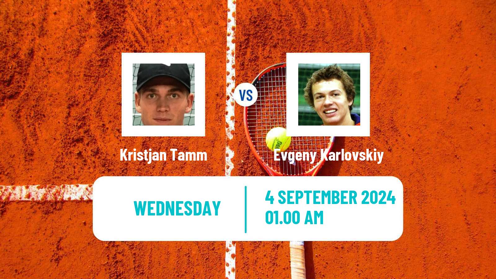 Tennis ITF M15 Tashkent 2 Men Kristjan Tamm - Evgeny Karlovskiy