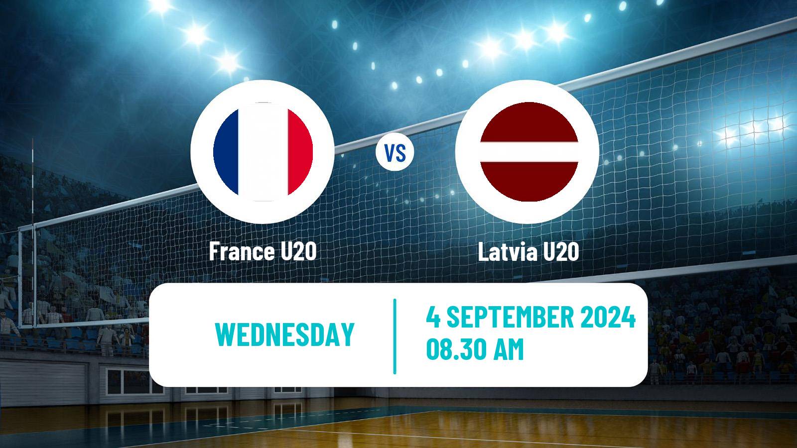 Volleyball European Championship U20 Volleyball France U20 - Latvia U20