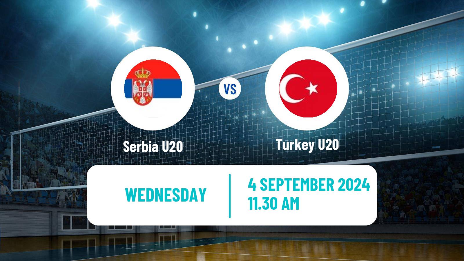 Volleyball European Championship U20 Volleyball Serbia U20 - Turkey U20