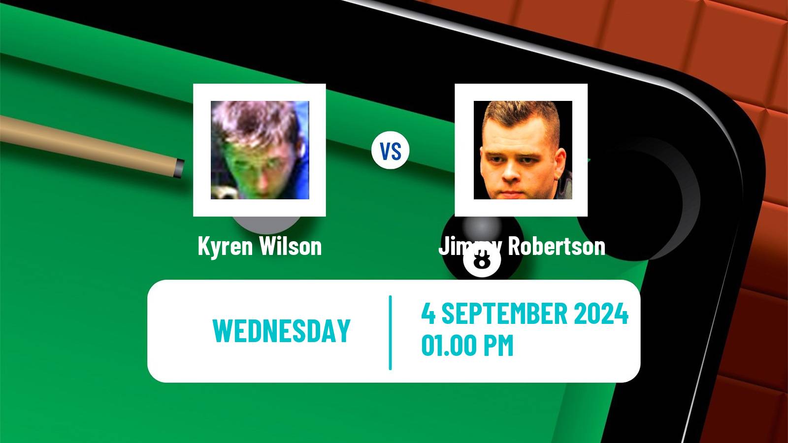 Snooker Saudi Arabia Masters Kyren Wilson - Jimmy Robertson