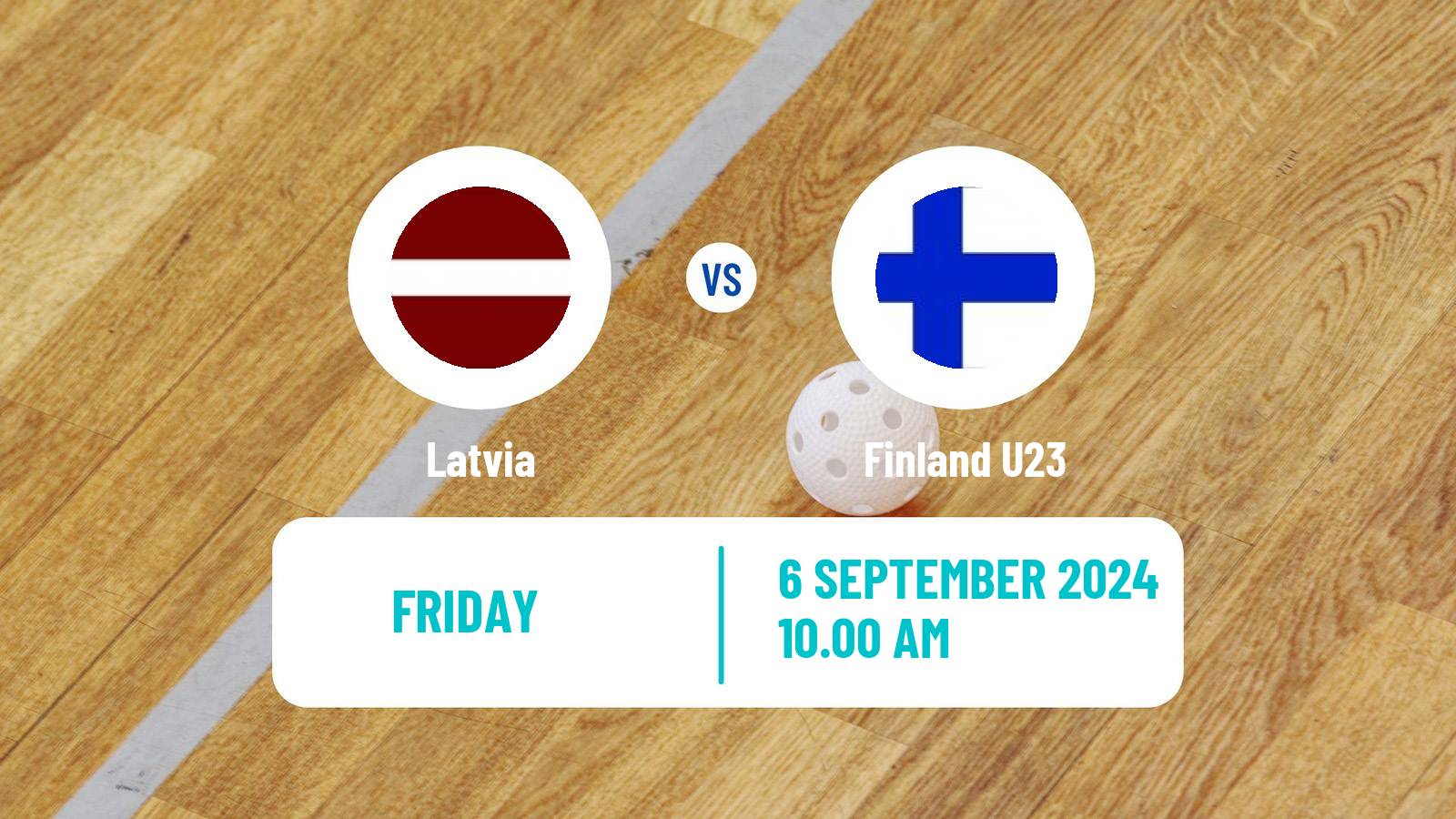 Floorball Friendly International Floorball Latvia - Finland U23