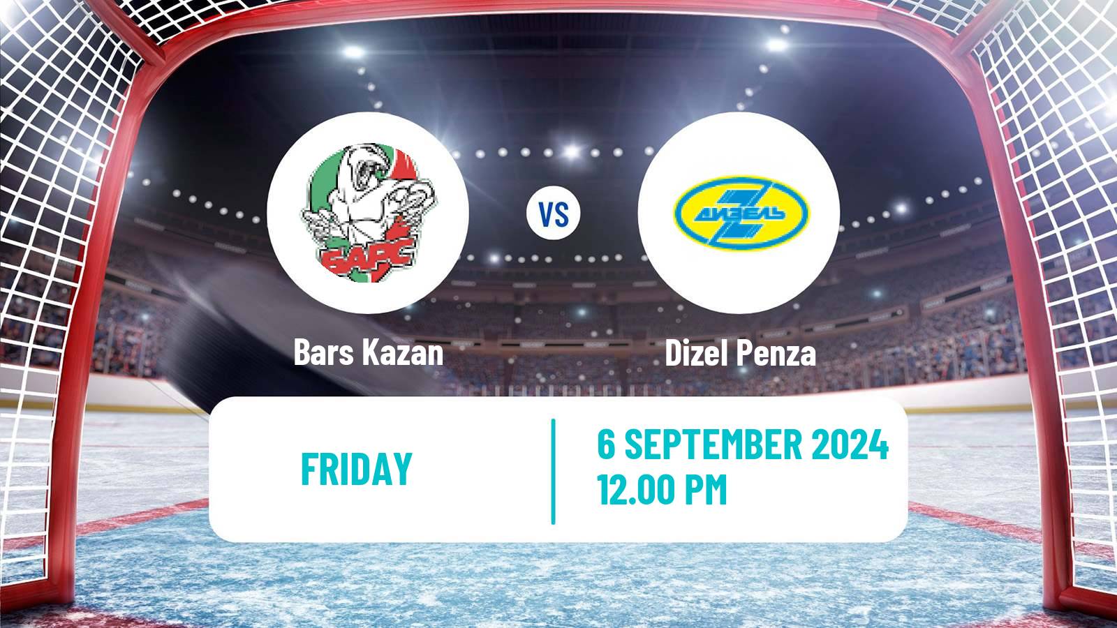 Hockey VHL Bars Kazan - Dizel Penza