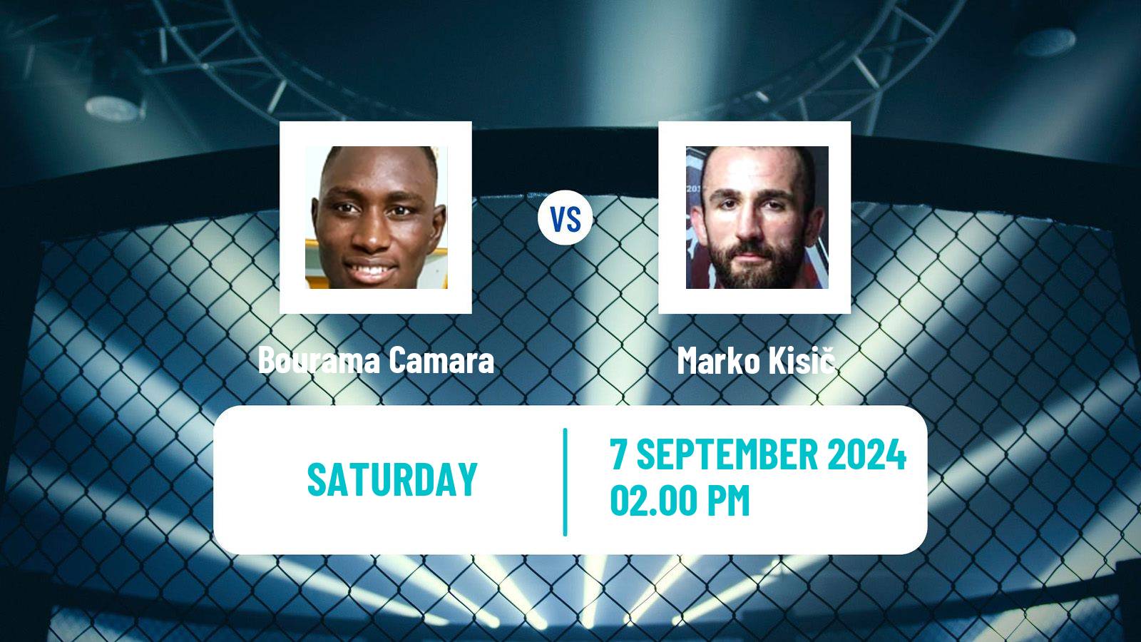 MMA Welterweight Prizefighter Tournament Men Bourama Camara - Marko Kisič