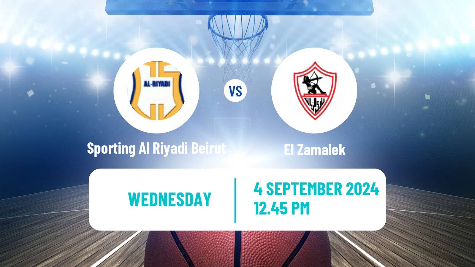 Basketball Club Friendly Basketball Sporting Al Riyadi Beirut - El Zamalek