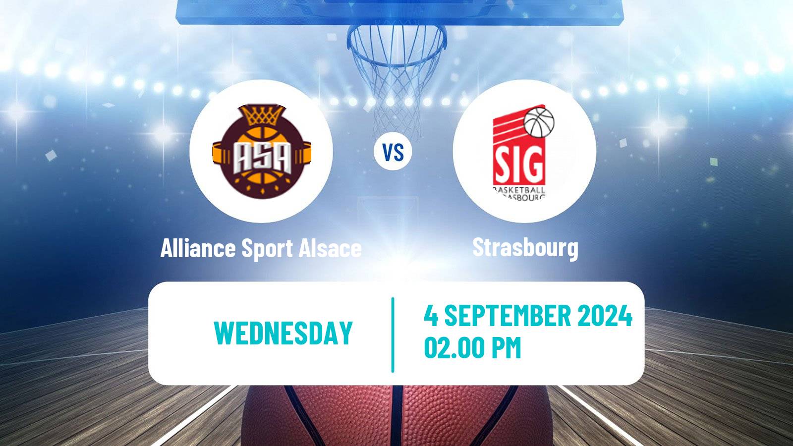 Basketball Club Friendly Basketball Alliance Sport Alsace - Strasbourg