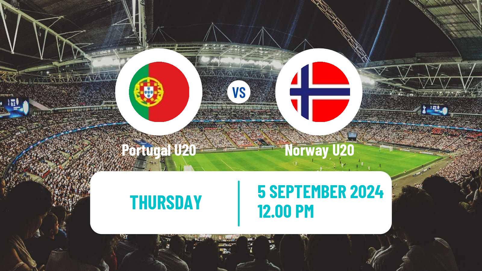 Soccer Friendly Portugal U20 - Norway U20