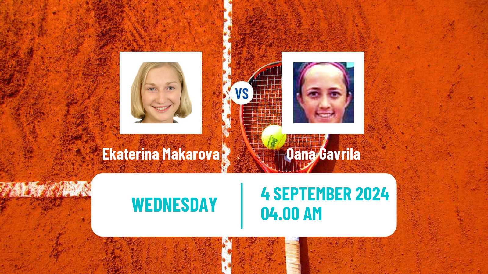 Tennis ITF W50 Slobozia Women Ekaterina Makarova - Oana Gavrila