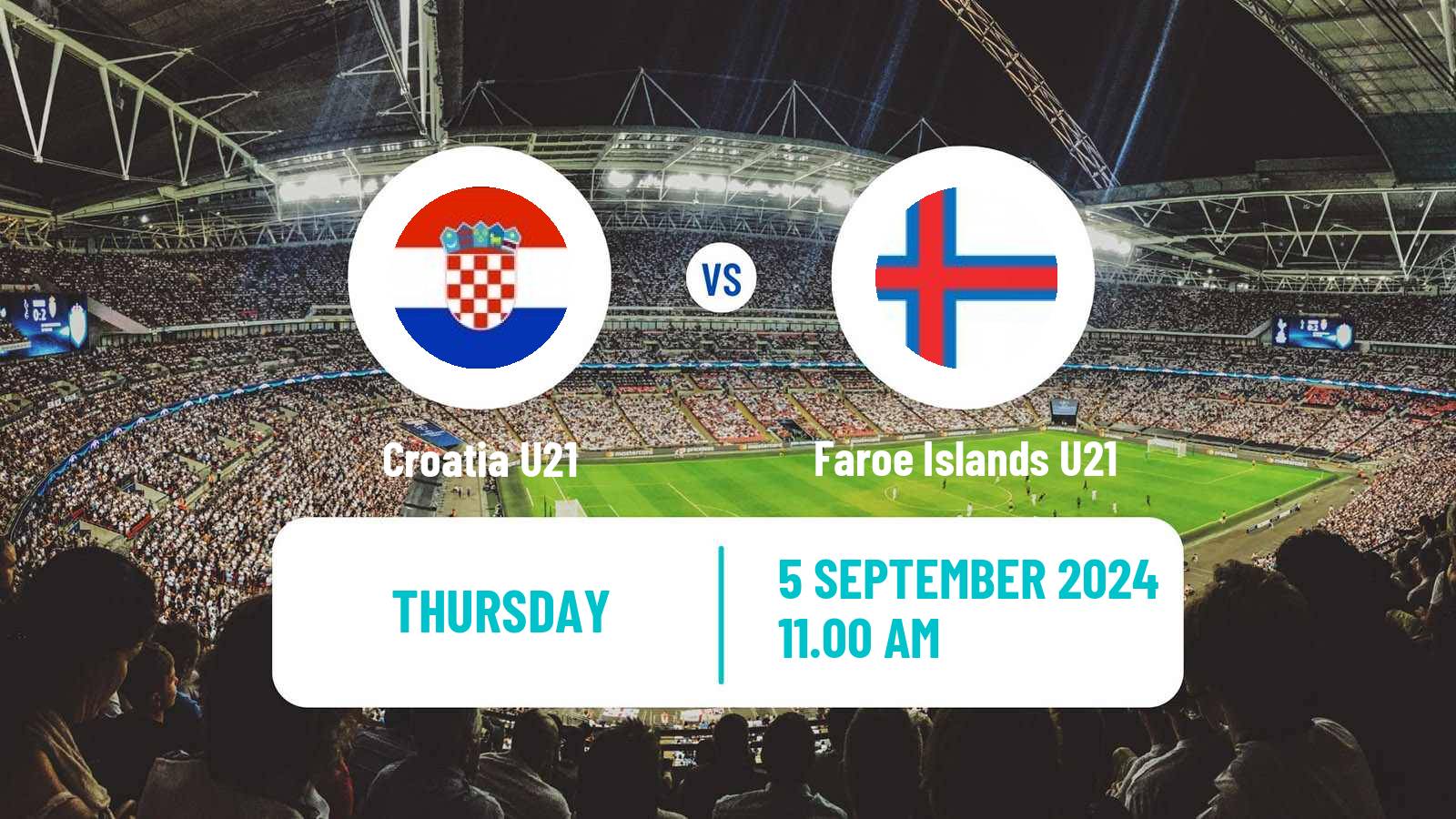 Soccer UEFA Euro U21 Croatia U21 - Faroe Islands U21