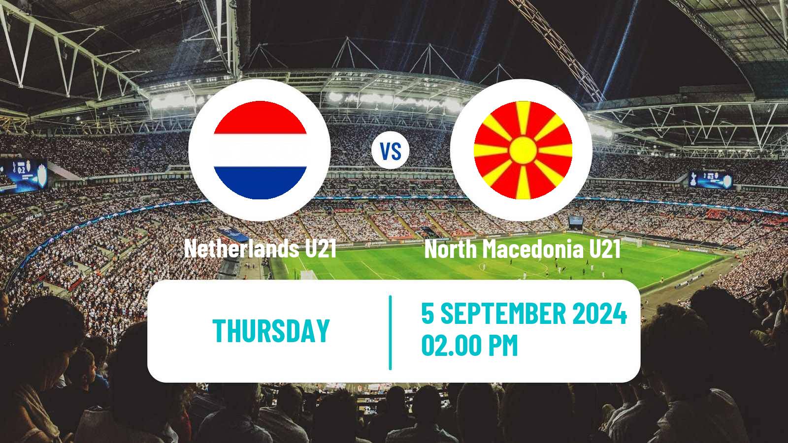 Soccer UEFA Euro U21 Netherlands U21 - North Macedonia U21