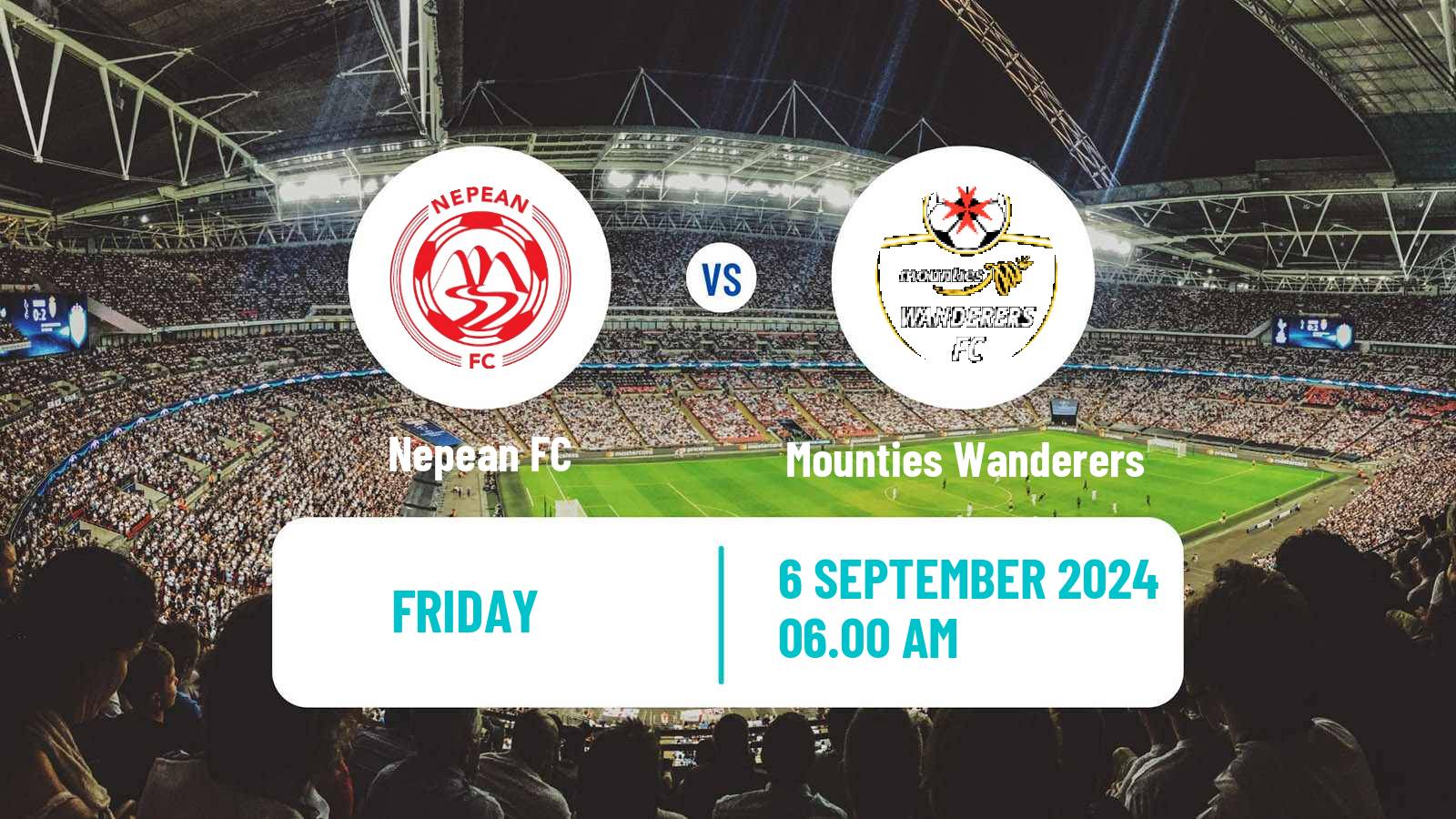 Soccer Australian NSW League One Nepean - Mounties Wanderers