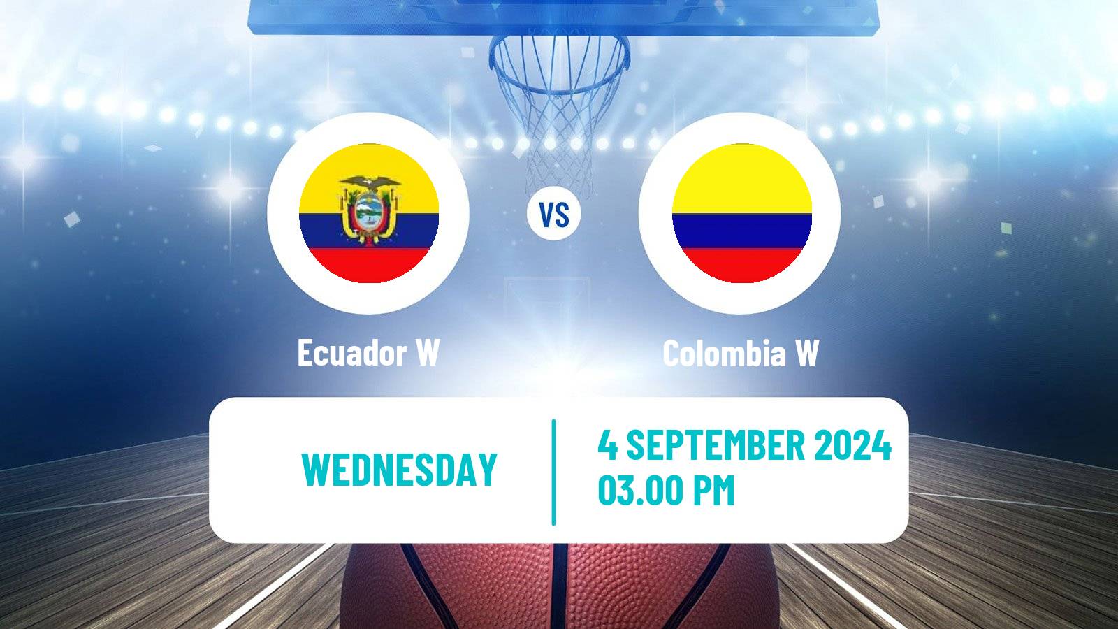 Basketball South American Championship Basketball Women Ecuador W - Colombia W