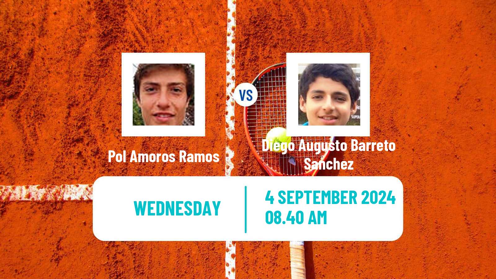 Tennis ITF M15 Madrid Men Pol Amoros Ramos - Diego Augusto Barreto Sanchez