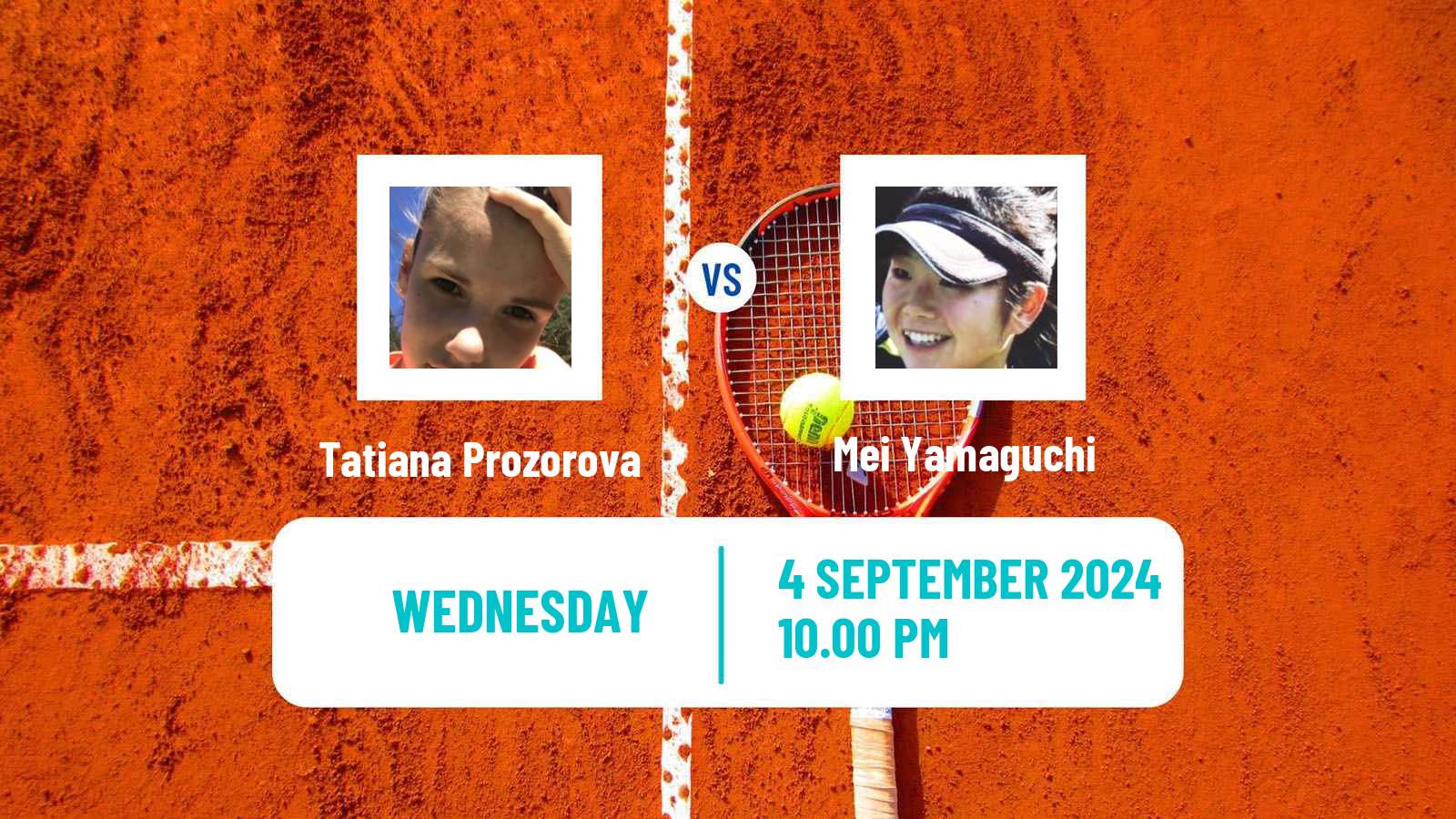 Tennis ITF W100 Incheon Women Tatiana Prozorova - Mei Yamaguchi