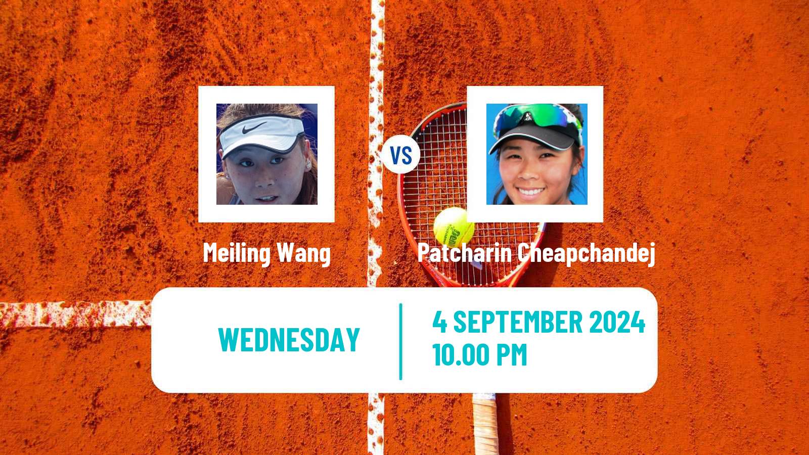 Tennis ITF W35 Nakhon Si Thammarat 4 Women Meiling Wang - Patcharin Cheapchandej