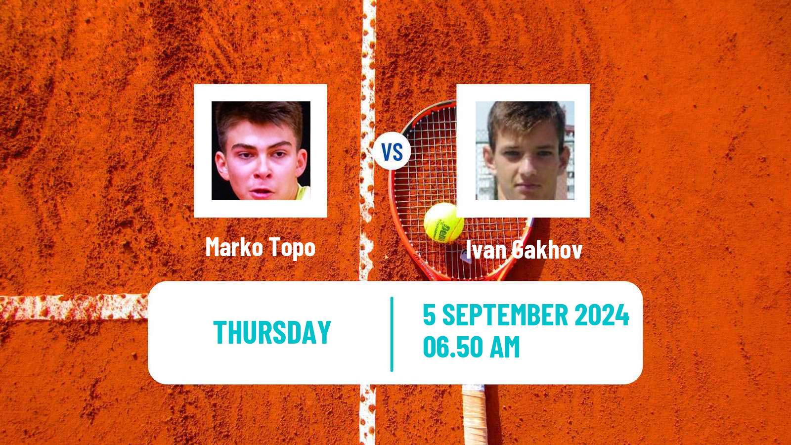 Tennis Tulln Challenger Men Marko Topo - Ivan Gakhov