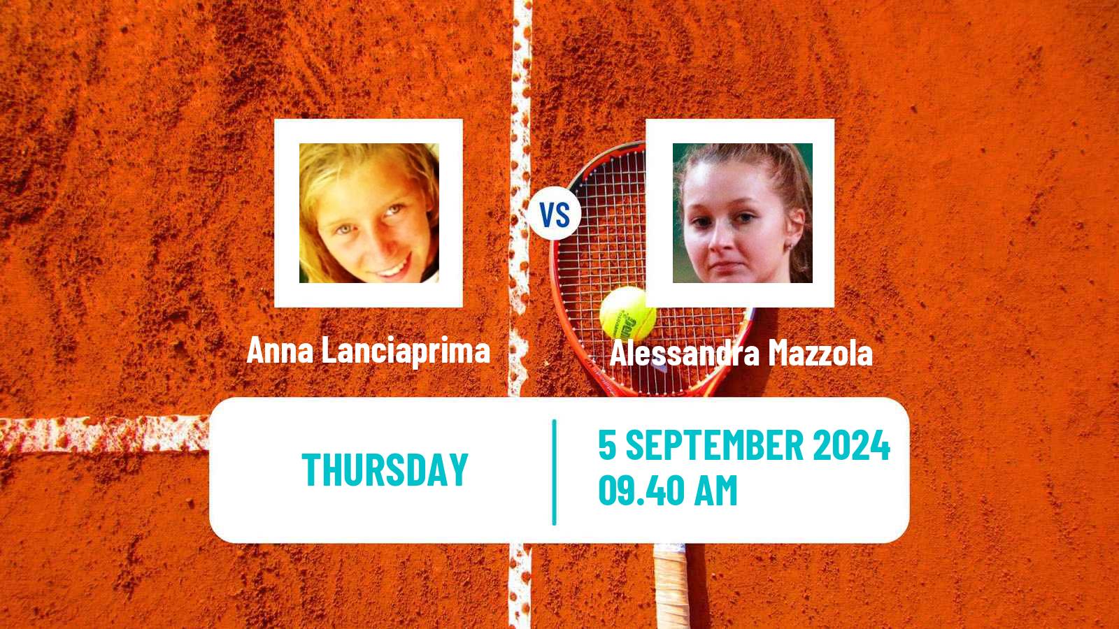 Tennis ITF W15 Fiano Romano Women Anna Lanciaprima - Alessandra Mazzola