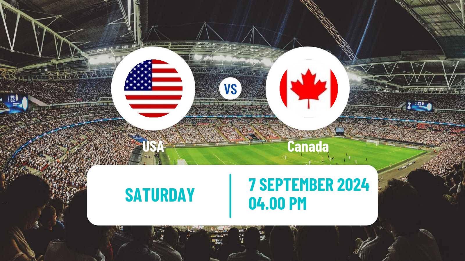 Soccer Friendly USA - Canada