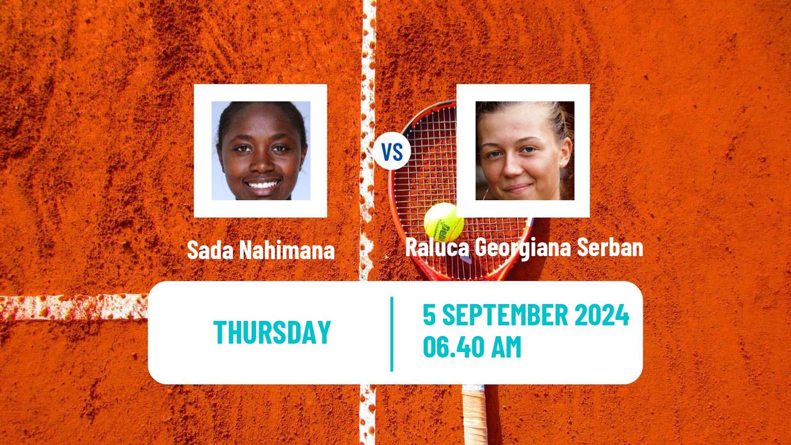 Tennis ITF W50 Slobozia Women Sada Nahimana - Raluca Georgiana Serban