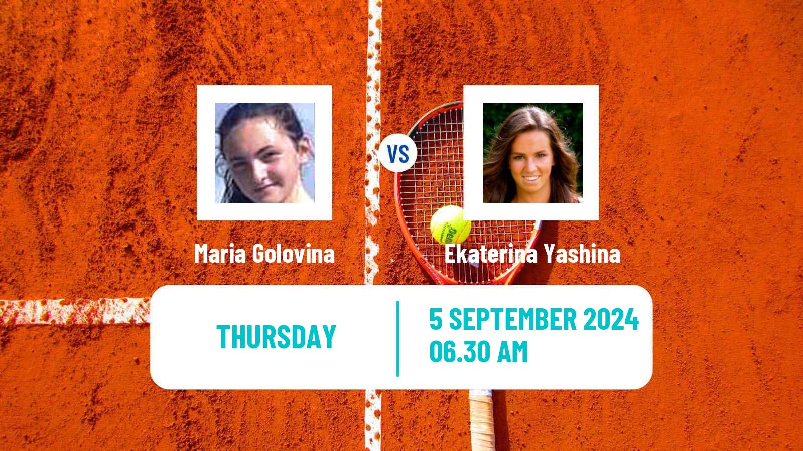 Tennis ITF W15 Monastir 34 Women Maria Golovina - Ekaterina Yashina